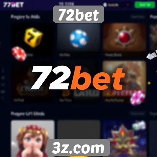 Variedade de jogos oferecidos pela plataforma 72bet