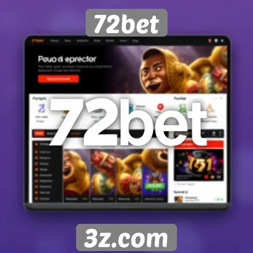 Interface do usuário do 72bet é fácil de navegar