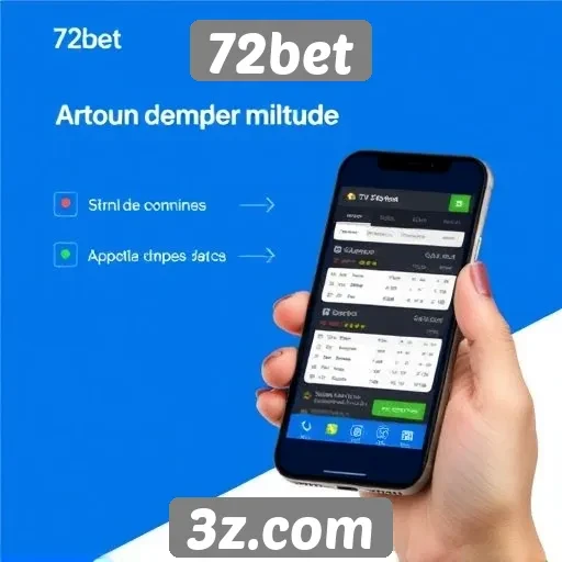 Aplicativo mobile do 72bet traz facilidade